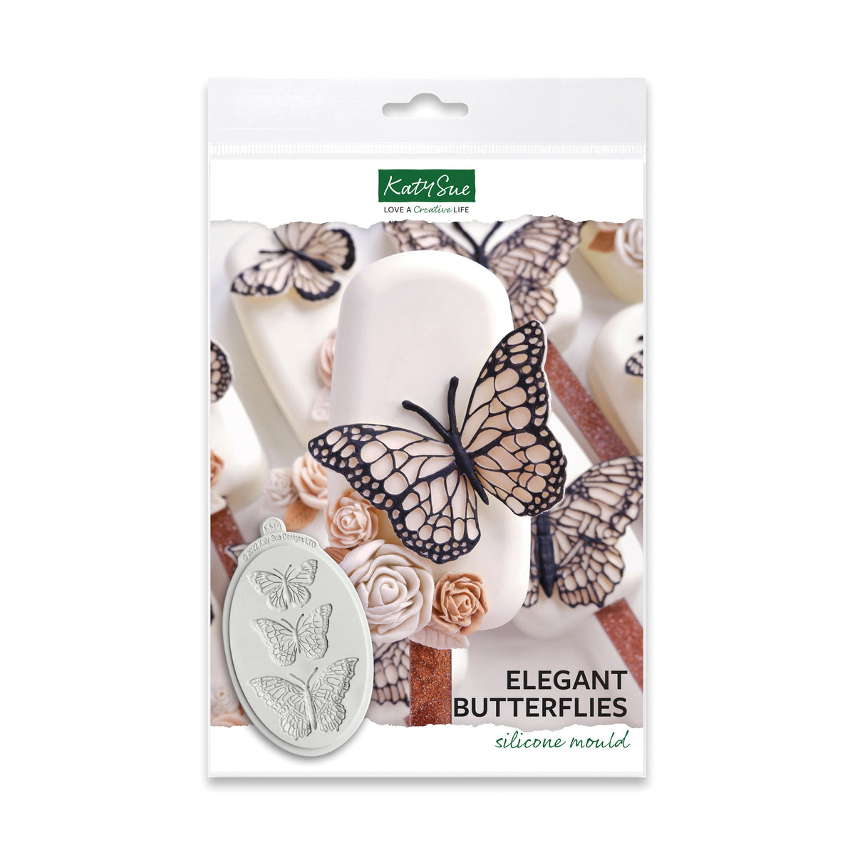 Moule en silicone papillons élégants