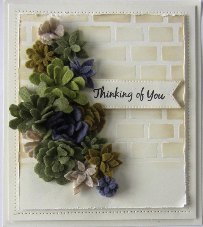Collection Touches Finales Matrice de découpe Jardin de Succulentes