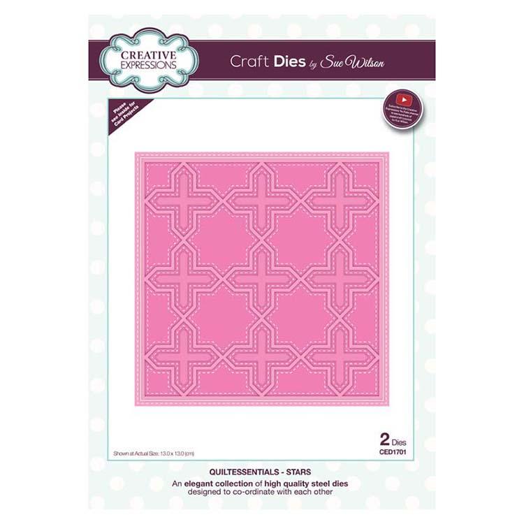 Matrices de découpe par Sue Wilson Collection Quiltessentials Stars