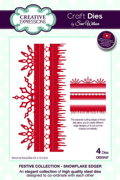 Bordure Flocon Collection Festive