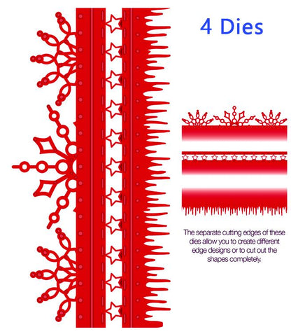 Bordure Flocon Collection Festive