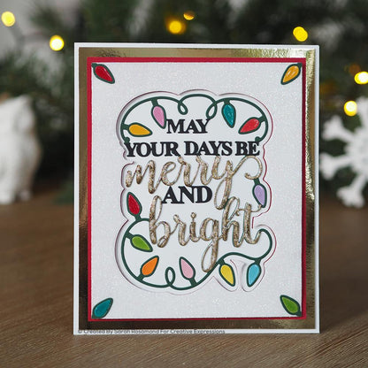 Matrices de découpe Sue Wilson Festive Merry & Bright