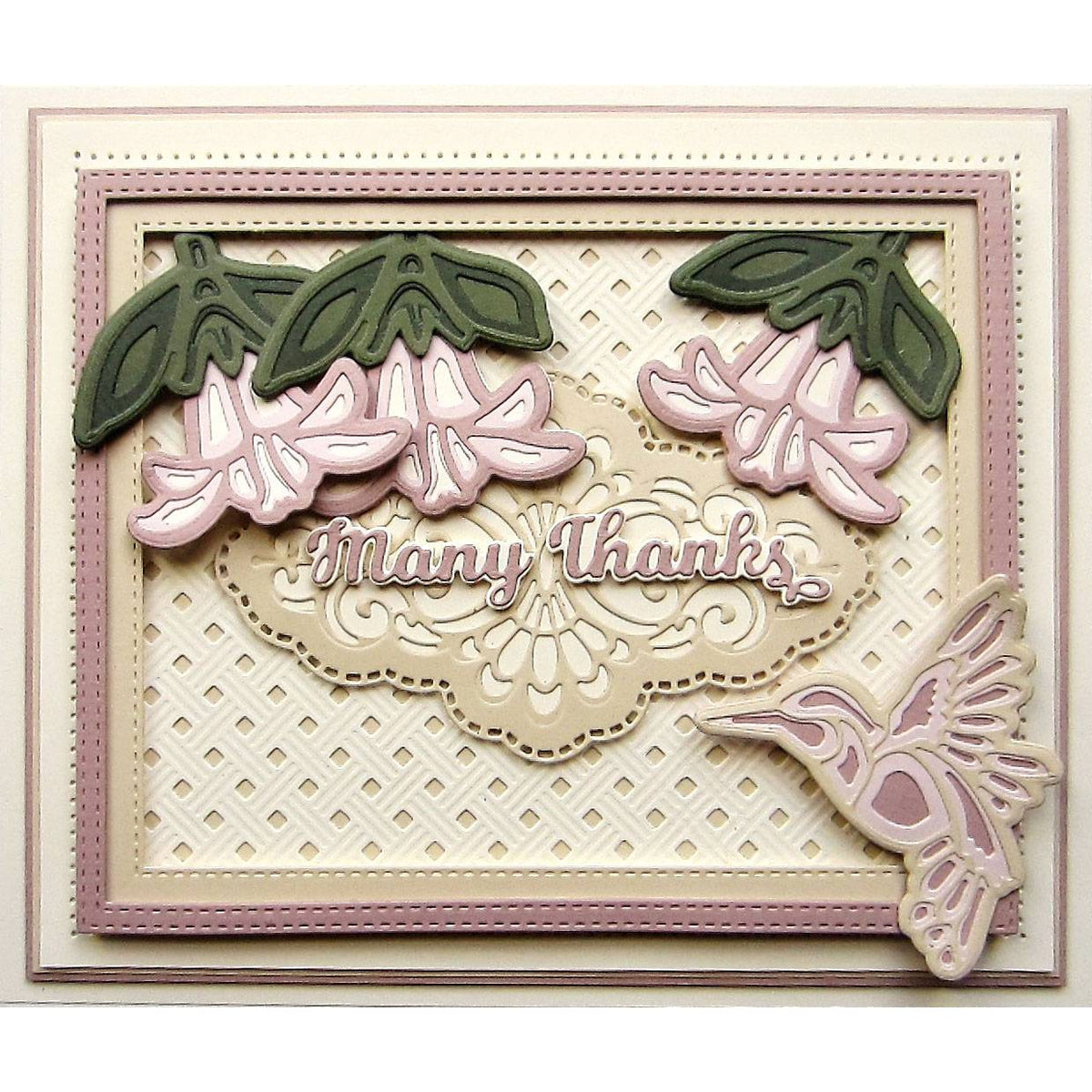 Matrices Creative Expressions par Sue Wilson Collection Triple Couche Fuchsia