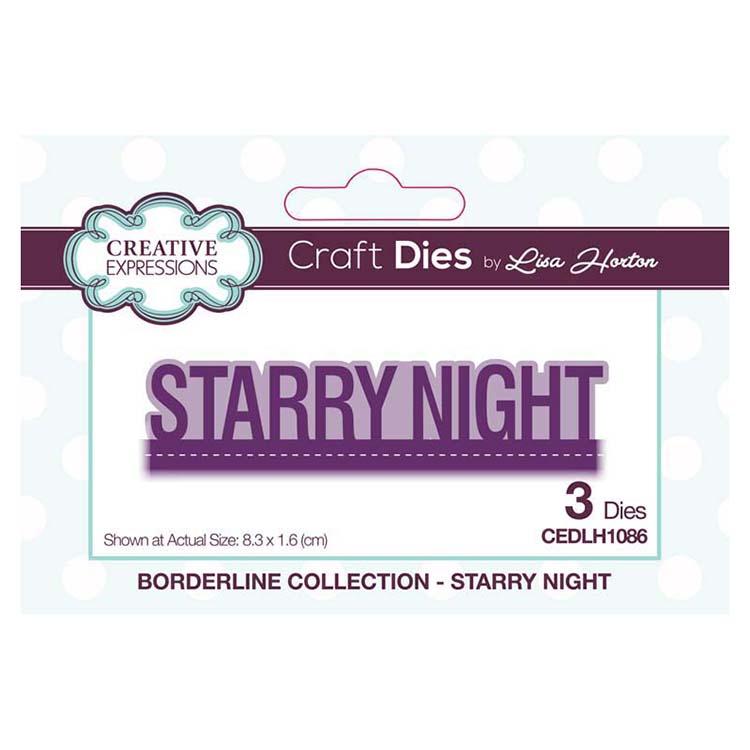 Matrice de découpe Creative Expressions Borderline Nuit étoilée