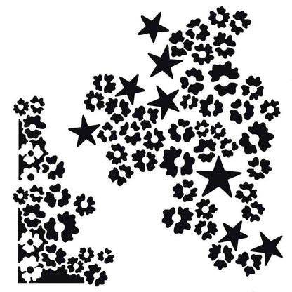 Pochoir Creative Expressions Star Flower 17,78 cm x 17,78 cm