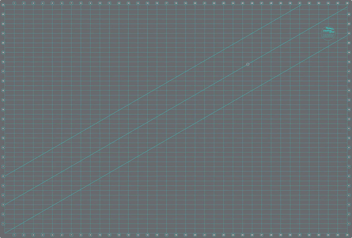 Tapis de coupe rotatif double face auto-cicatrisant Creative Grids pour le quilting et l'artisanat