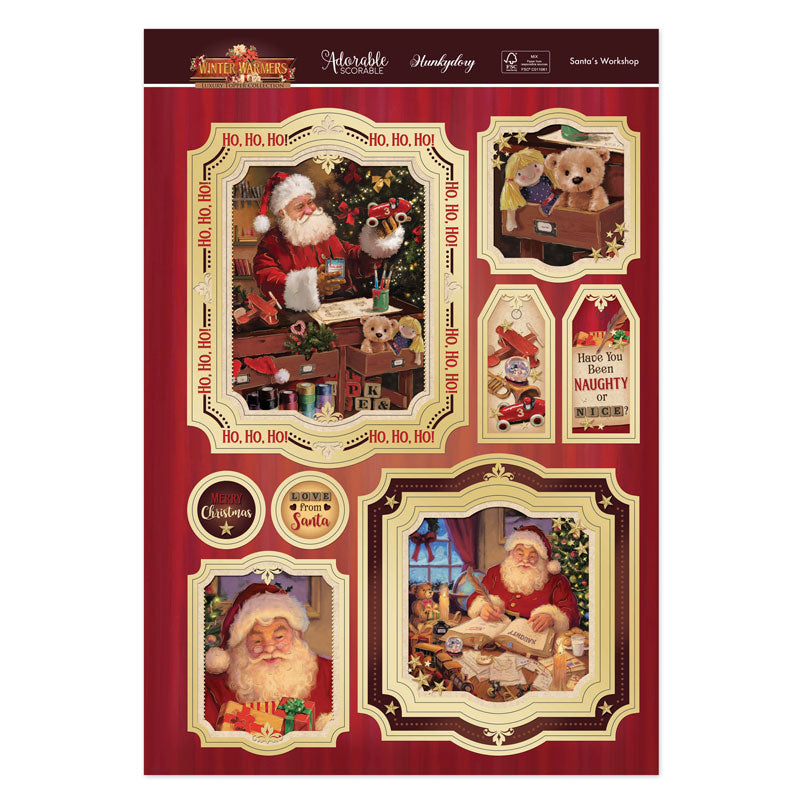 Le Père Noël : L'Atelier de Luxe – Kit de Décorations