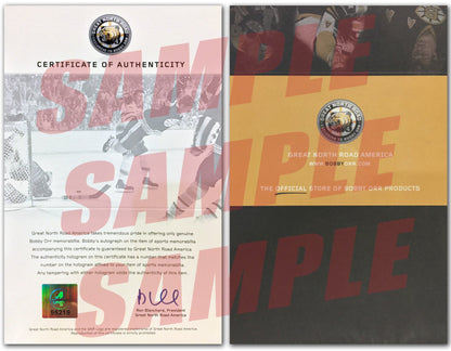 Bobby Orr the Goal Framed Photo with Cut Signature /244 (24x20)
