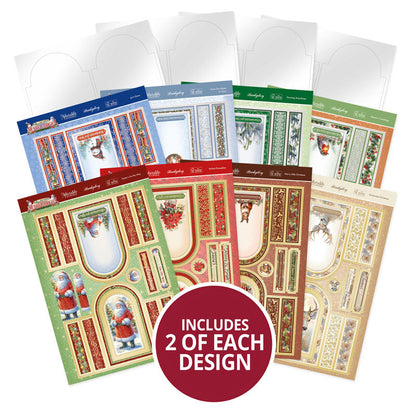 Arche festive - Joyeux et lumineux - Kit de cartes thématique