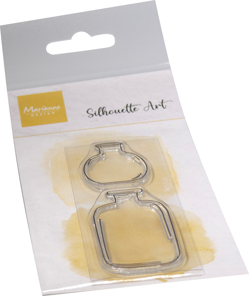 Marianne Design Tampon transparent - Vases d'art Silhouette