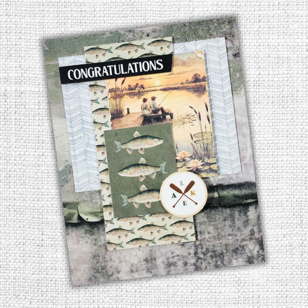 Collection de papiers 12x12 de base Lakeside Memories 34716