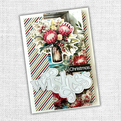 Fancy Script Layered Wishes Die 32457