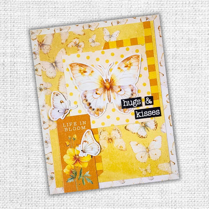 Kit de carterie Papiers Découpés Abeilles & Papillons Janvier 2025 33951