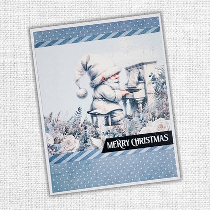 Collection de papiers Noël Blanc 30x30 cm 32889
