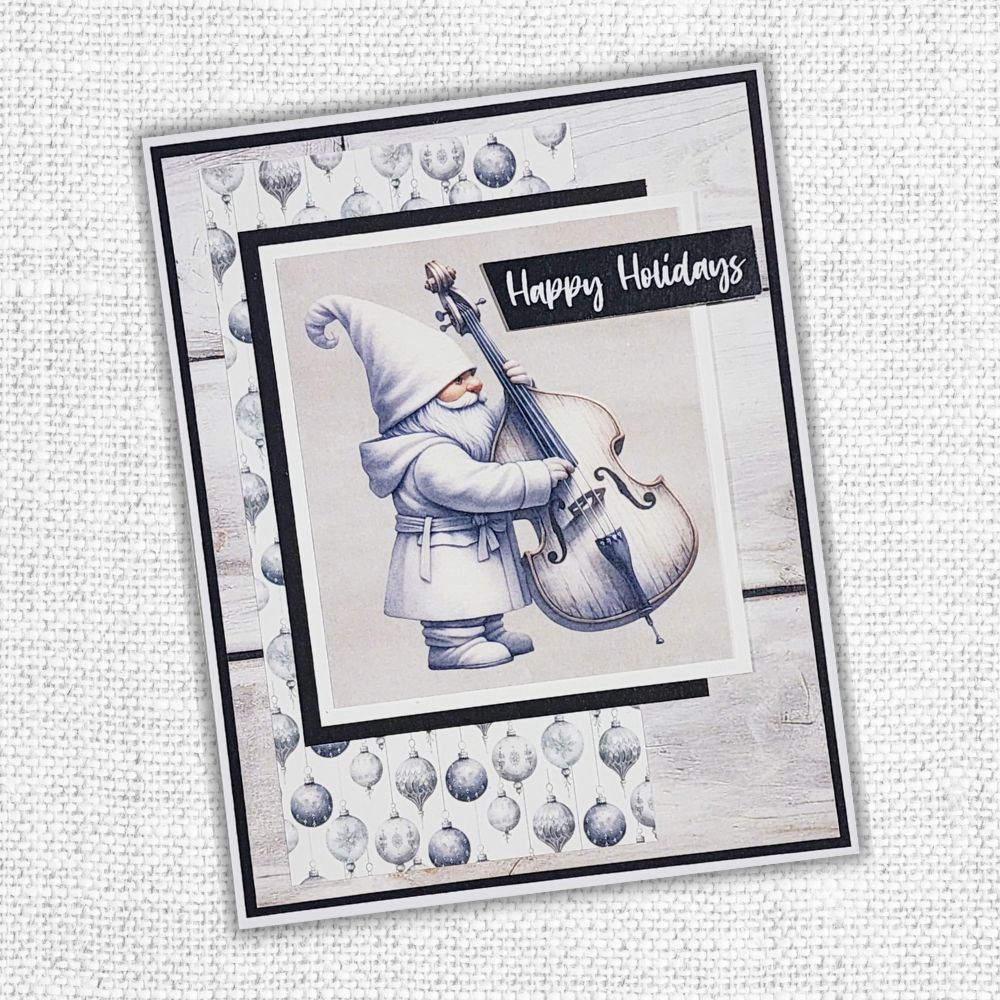 Collection de papiers Noël Blanc 30x30 cm 32889