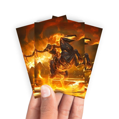 Protège-cartes Cavalier de flammes