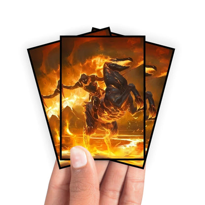 Protège-cartes Cavalier de flammes