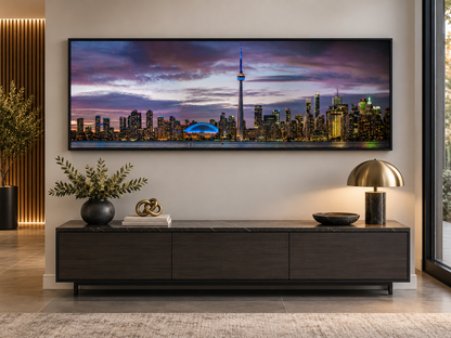 Toronto Sunset | CN Tower & Rogers Centre Canvas Wall Art