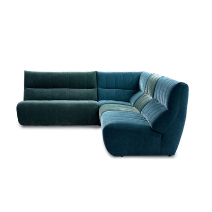 Canapé modulaire Camaro - Bleu/Vert
