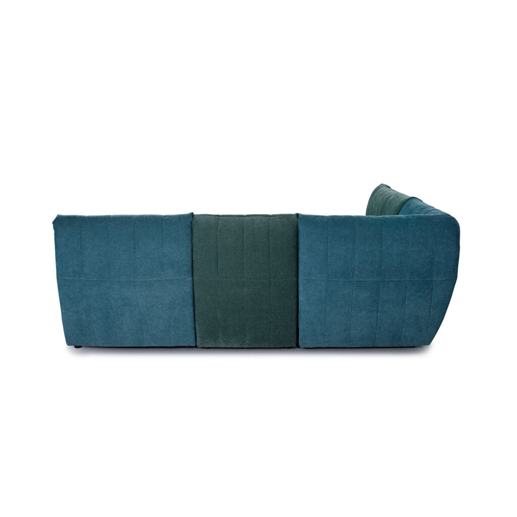 Canapé modulaire Camaro - Bleu/Vert