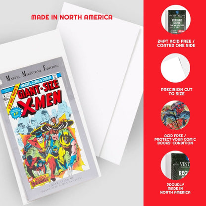 Regular-Silver Comic Backer Boards - Backboard 24PT