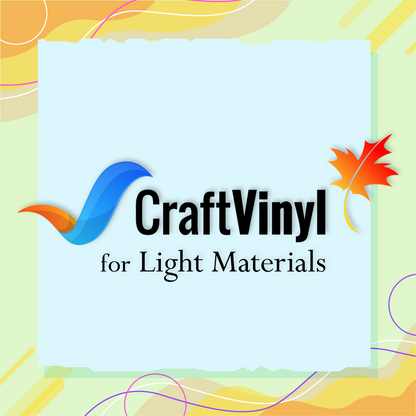 Transferts imprimables jet d'encre en vinyle pour l'artisanat pour matériaux clairs HTV