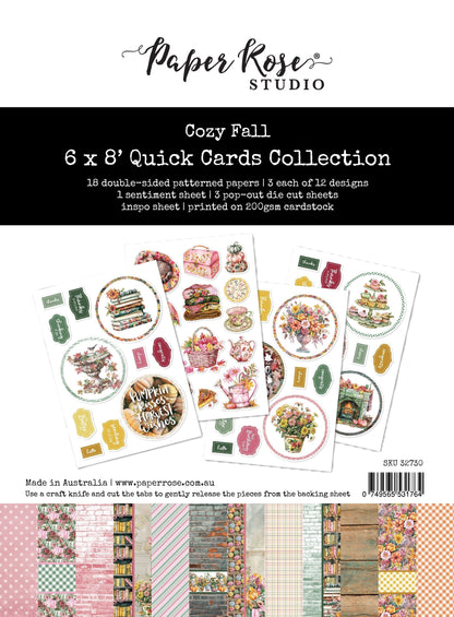 Collection de cartes rapides Cozy Fall 6x8" 32730