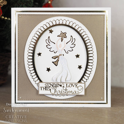 Matrice de découpe Creative Expressions Sue Wilson Christmas Angel 2021