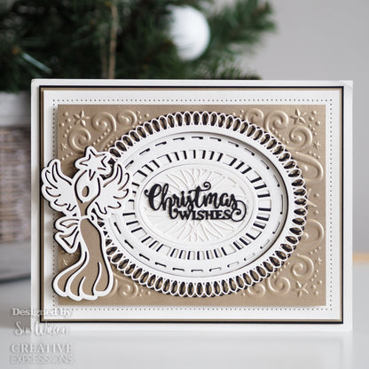 Matrice de découpe Creative Expressions Sue Wilson Christmas Angel 2021
