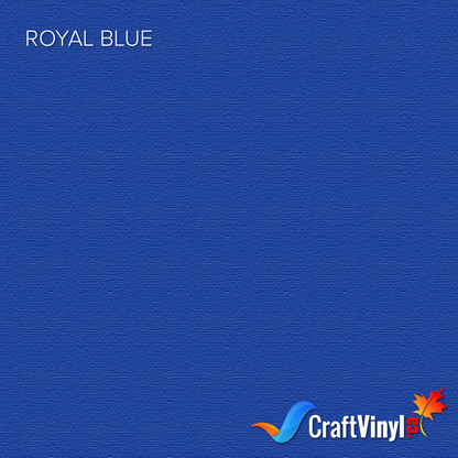 Vinyle thermocollant gonflant bleu roi 30,5 cm x 25,4 cm