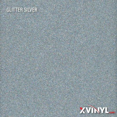 XVinyl Premium Glitter Heat Transfer Vinyl - High Quality Sparkling HTV Sheets