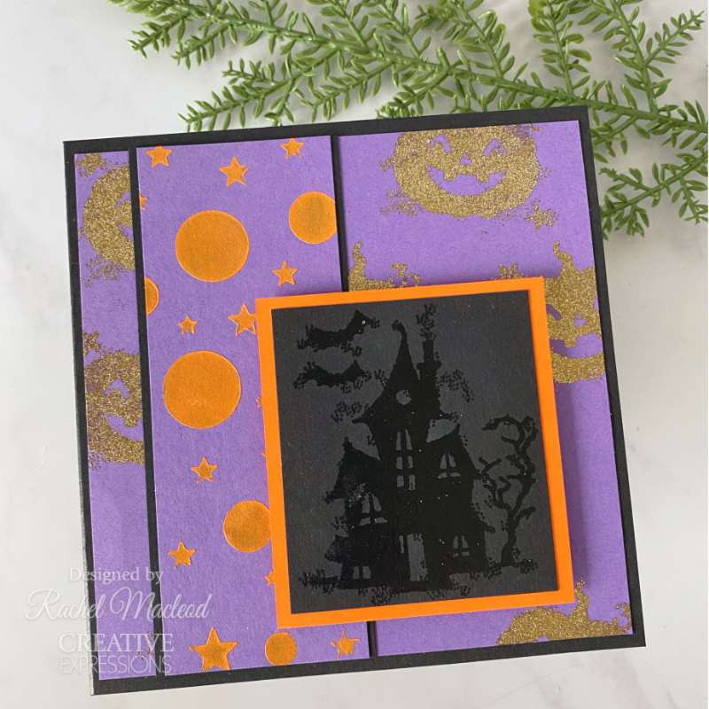 Tampons transparents Woodware Clear Singles Citrouilles sculptées 3 x 4 po