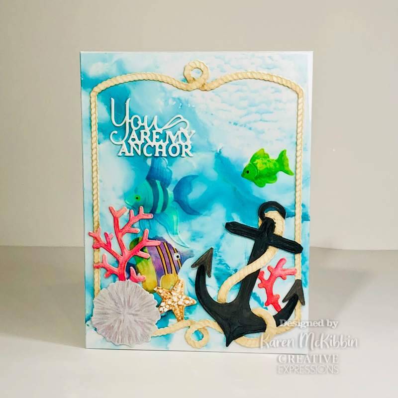 Matrices Creative Expressions Sue Wilson "You Are My Anchor"