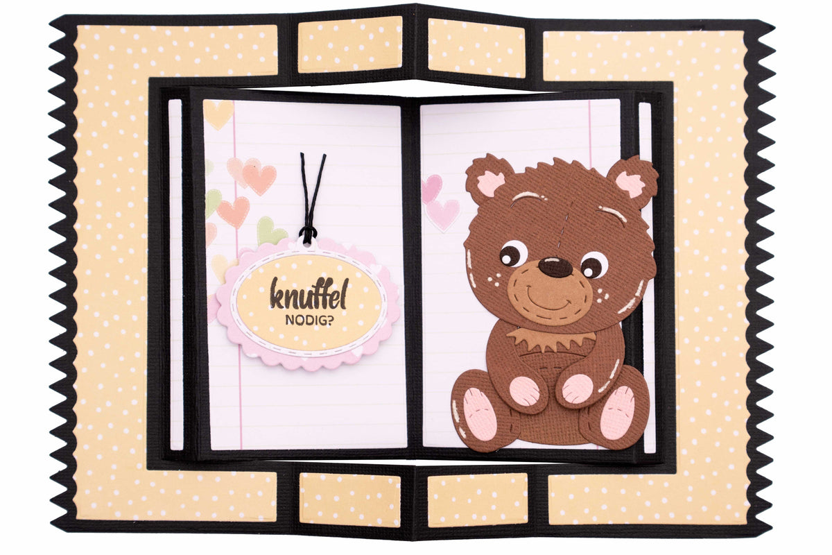 CCL Lot de papiers « Bundle Of Joy » Friendz 210x297x3mm 12 feuilles n°01