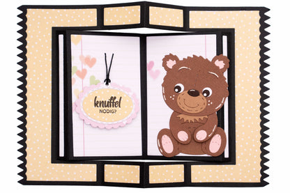 CCL Lot de papiers « Bundle Of Joy » Friendz 210x297x3mm 12 feuilles n°01