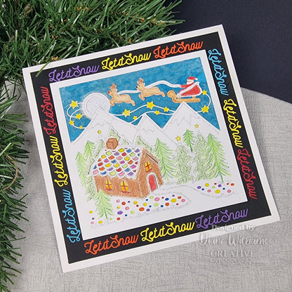 Matrice de découpe Creative Expressions Jamie Rodgers Pierced Christmas Cottage