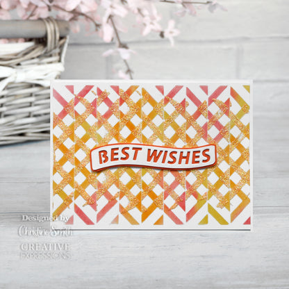 Creative Expressions Tip Top DL Pochoir 10.0 x 20.3 cm