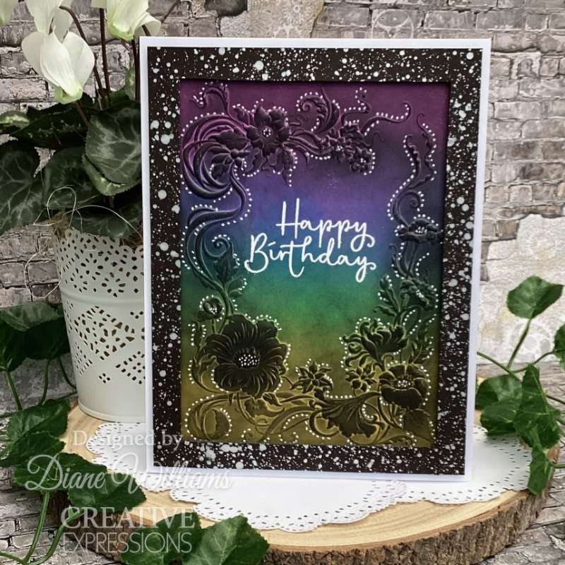 Creative Expressions Tampons Transparents Fantaisie Fleur de Ruban Sentiments 10,16 cm x 15,24 cm