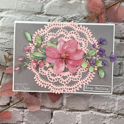 The Paper Boutique Sunny Gardens Bloc de Cartes Couleur 20,3 cm x 20,3 cm