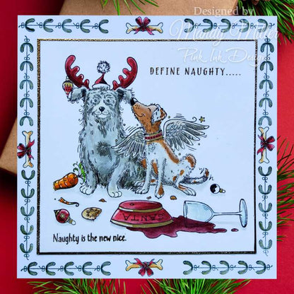 Pink Ink Designs I Identify As Reindeer 6 in x 8 in Clear Stamp Set