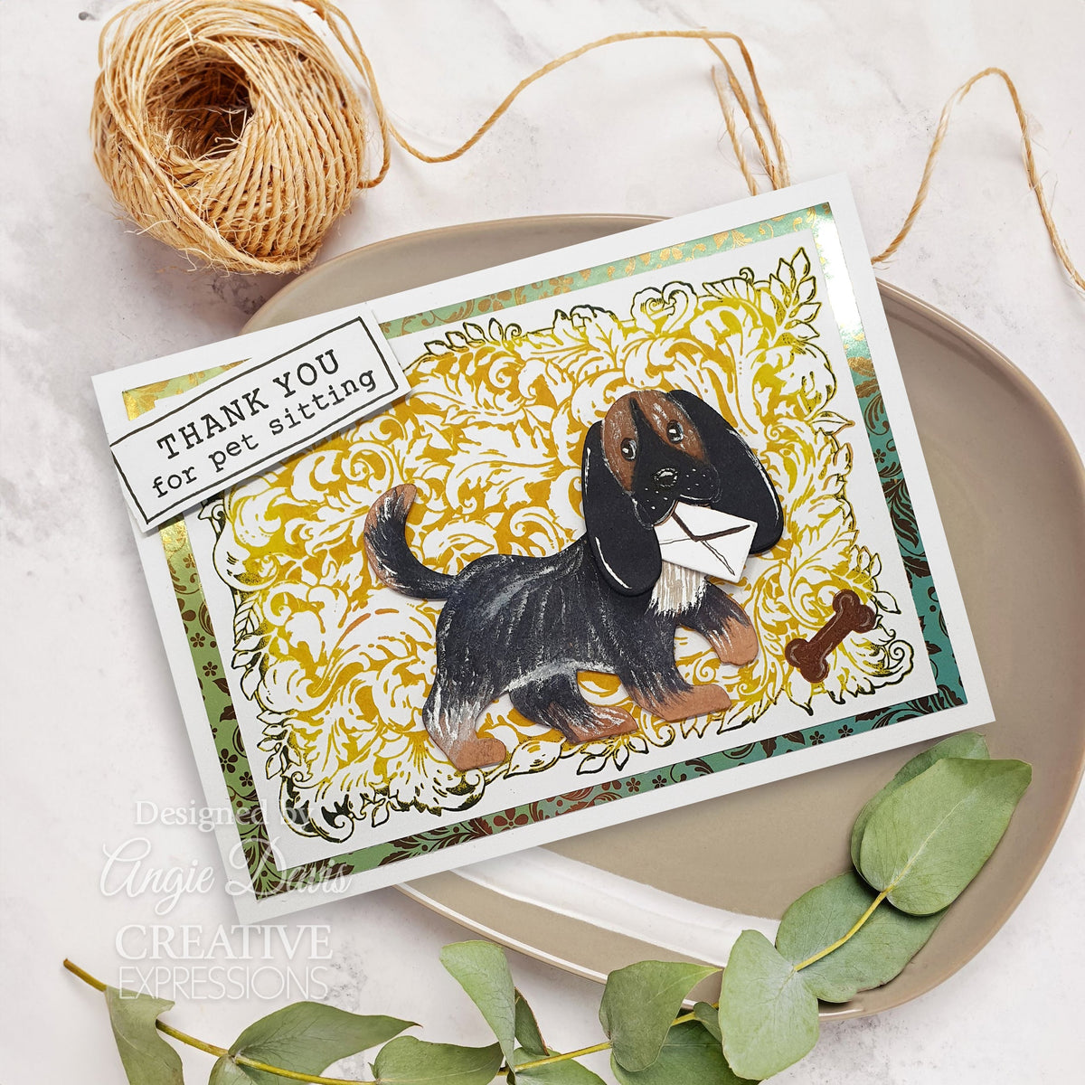 Creative Expressions Sue Wilson matrices de découpe Pet Pals Rufus