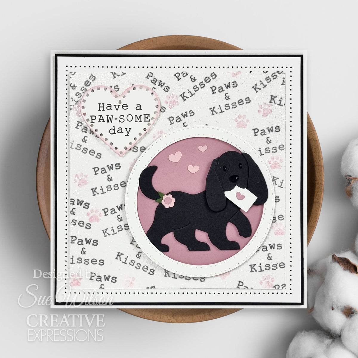 Creative Expressions Sue Wilson matrices de découpe Pet Pals Rufus