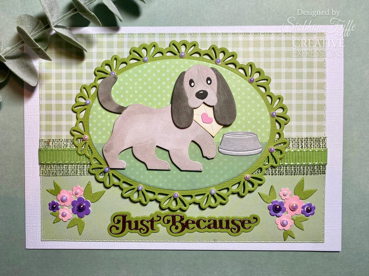 Creative Expressions Sue Wilson matrices de découpe Pet Pals Rufus