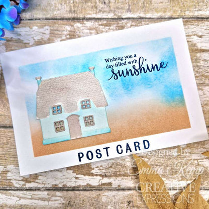 Creative Expressions Sue Wilson Village Scenes Ensemble de tampons 4 po x 6 po