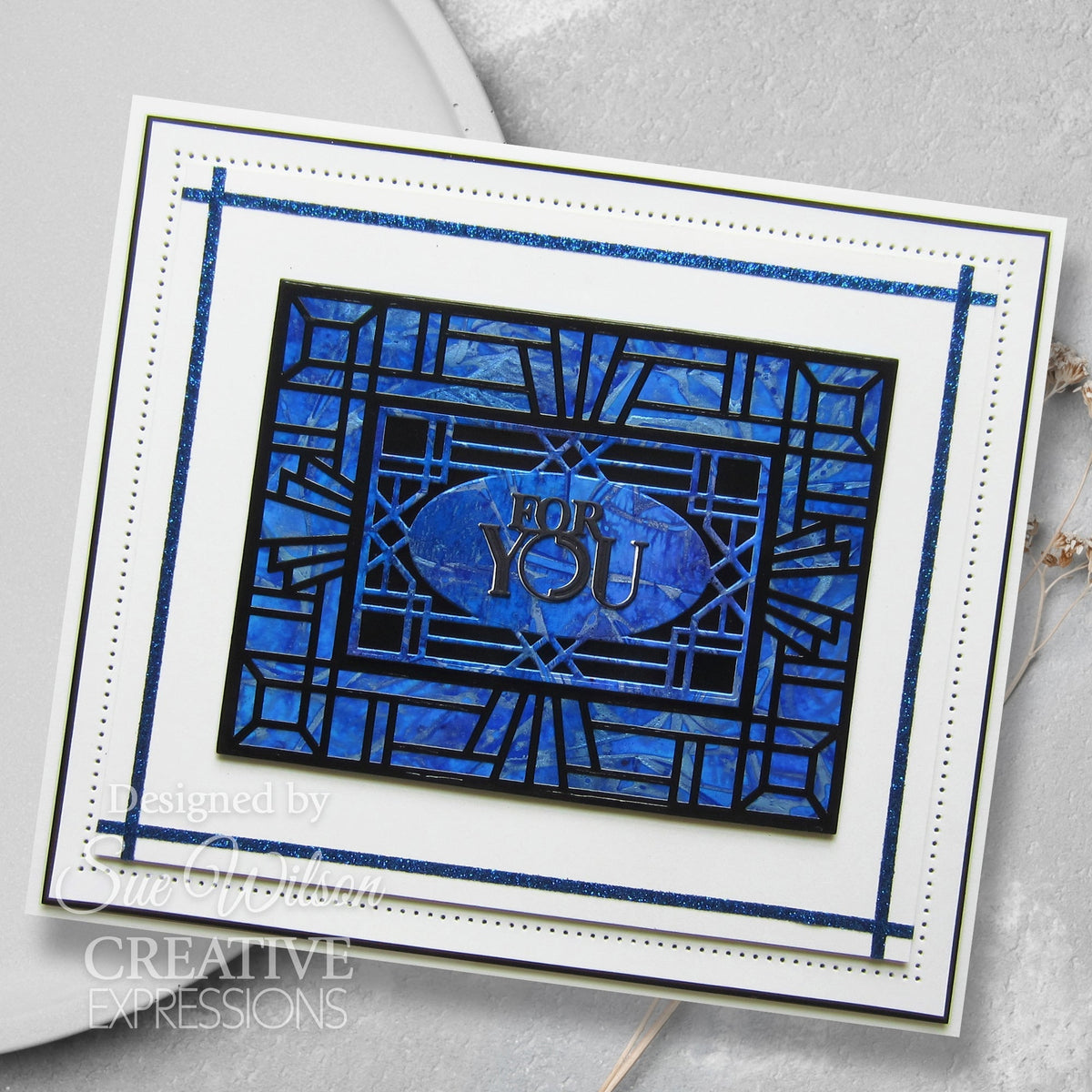 Matrices de découpe Creative Expressions Sue Wilson Mini Expressions Art Déco Pour Toi