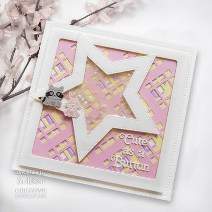 Matrice de découpe Creative Expressions Sue Wilson Background Plaid