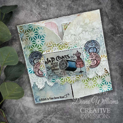 Creative Expressions Taylor Made Journals Tampons transparents pour couture 6 po x 8 po