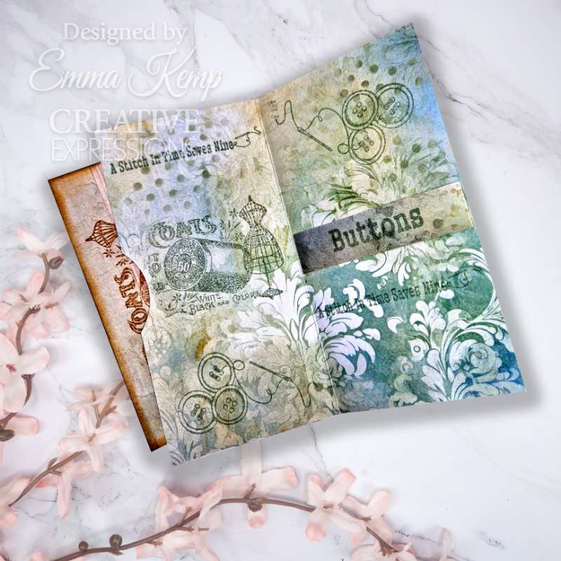 Creative Expressions Taylor Made Journals Tampons transparents pour couture 6 po x 8 po
