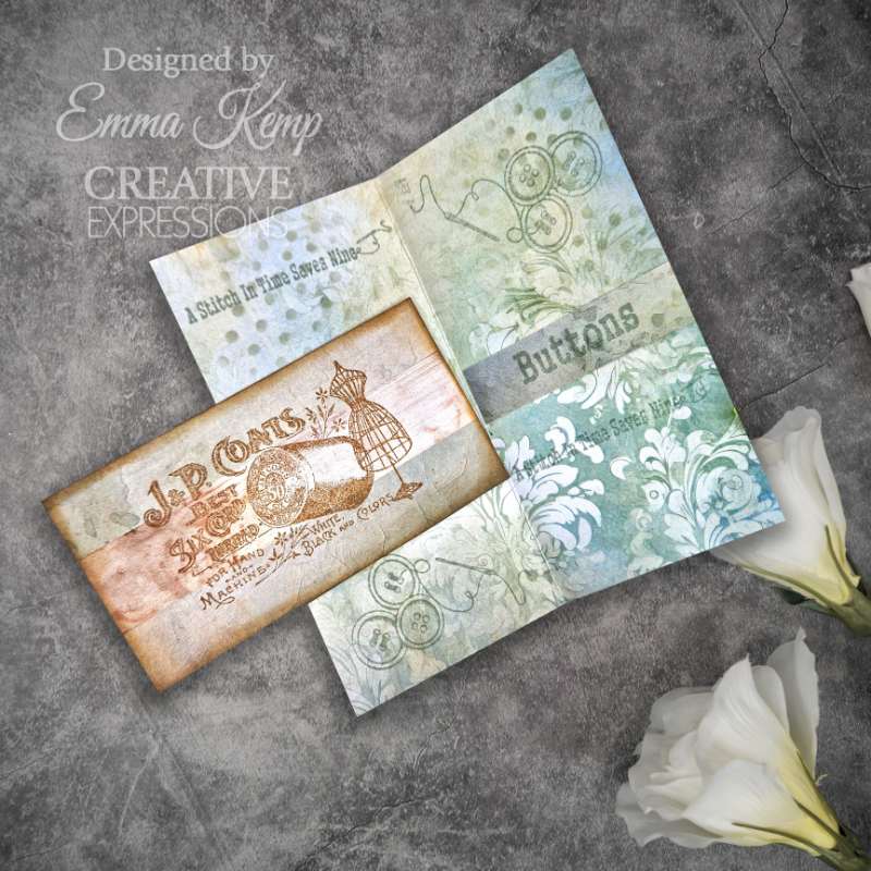 Creative Expressions Taylor Made Journals Tampons transparents pour couture 6 po x 8 po