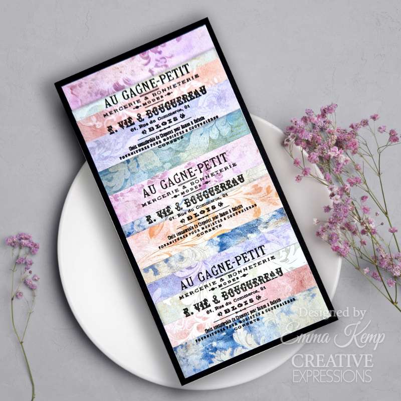 Creative Expressions Taylor Made Journals Tampons transparents pour couture 6 po x 8 po